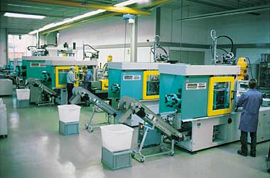 Ansicht unserer Maschinenhalle